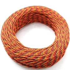 100 meters JR Color 22AWG 60 Cores Servo Extension Cable Twisted for RC Model