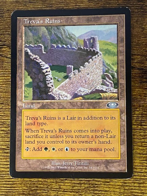 1x Treva's Ruins NM Planeshift MTG Magic The Gathering