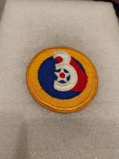 Patch Army US 3RD US ARMY AIR FORCE ww2 Original 