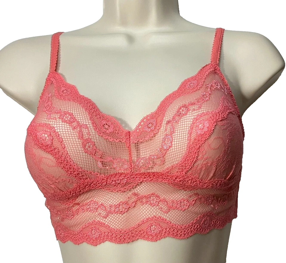 NWOT b.tempt'd Women's S Lace Kiss Full Coverage Unlined Bralette 910182 - Image 2 of 4