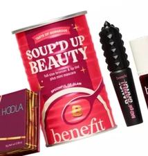 Benefit Cosmetics Soup’d Up Beauty 3 pc Set -New