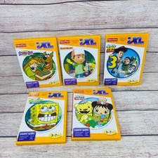 Lot of 5 Fisher Price iXL Learning System Games - All Games Complete 