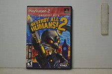 Sony PS2 Case and manual only / no game / Destroy all humans 2