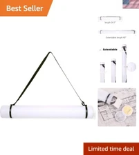 Artistic Drafting Tube - Adjustable from 24" to 40" for Secure Document Storage