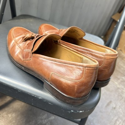 Johnston Murphy Leather Kiltie Tassel Loafers Shoes Mens  display picture 1