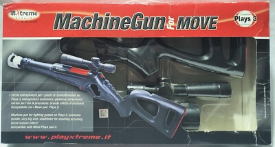 Xtreme X-90332 Machine Gun for Playstation 3 Move NEW FACTORY SEALED