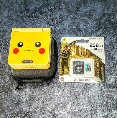 Miyoo Flip V2 256GB Game Card + Custom Sticker {Yellow, Grey