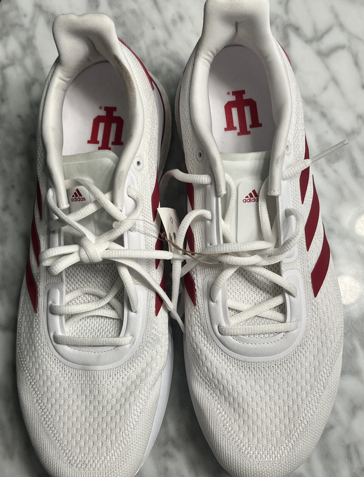 Adidas Supernova IU Indiana Hoosiers Men’s 12.5 White Red Running Shoes