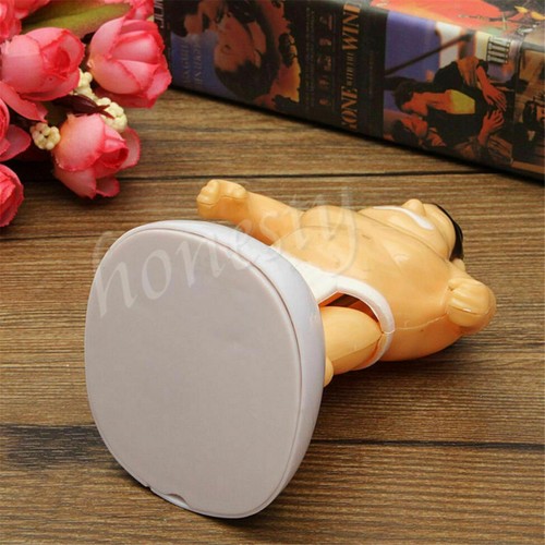 Sumo Wrestler Solar Powered Dancing Bobble Toy Home Desk Car Ornament Xmas Gift - Picture 4 of 5