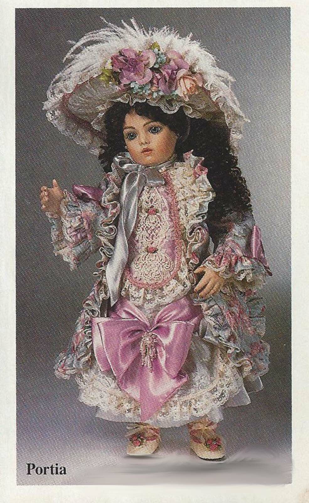 ANTIQUE REPRODUCTION BRU JNE 13 VICTORIAN DOLL PORTIA PATRIC