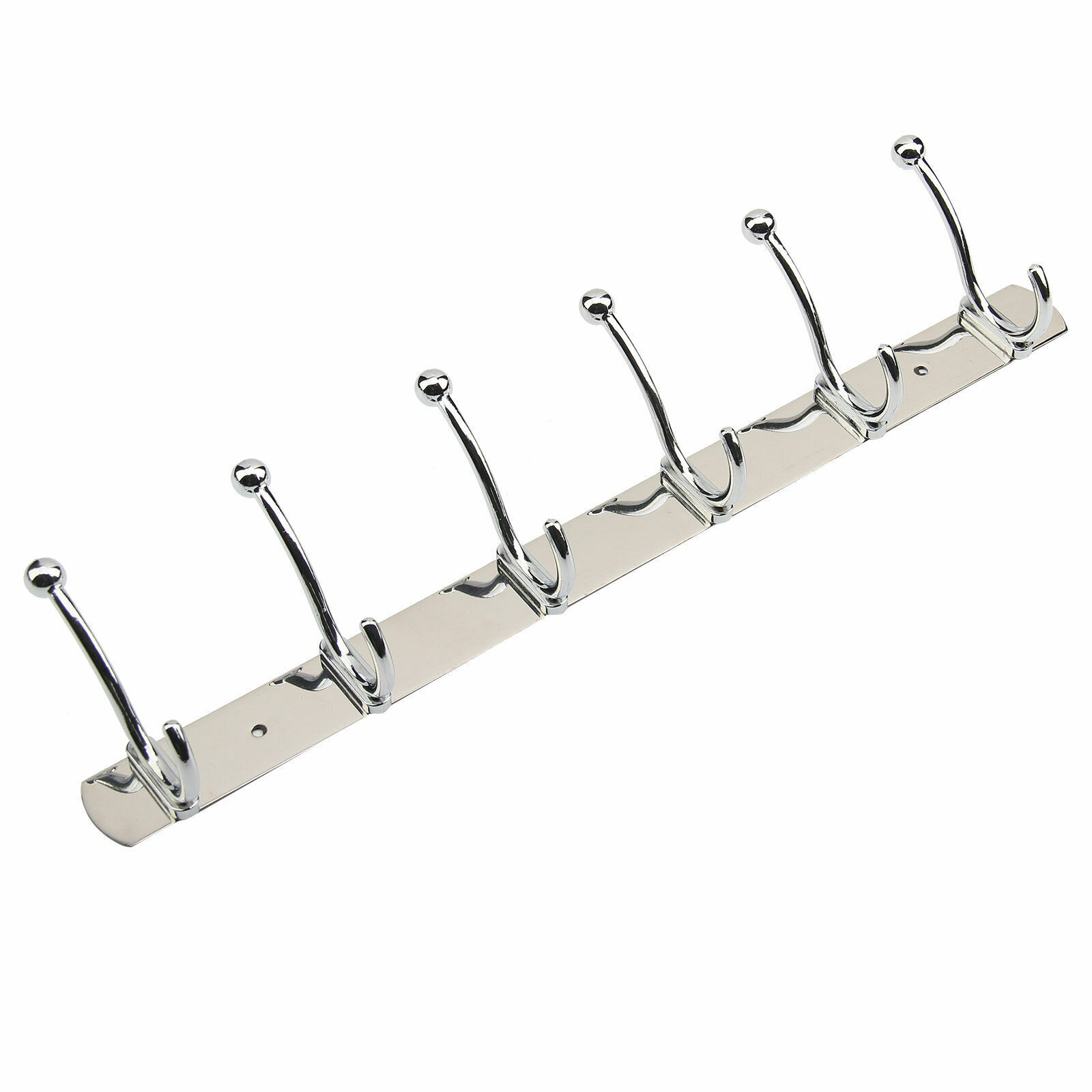 Glaro Heavy Duty Coat Hanger 1600SA - Open Hook - Satin Aluminum - Set of 24