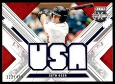 2019 Panini Elite Extra Edition #USA-SB Seth Beer USA Materials Black