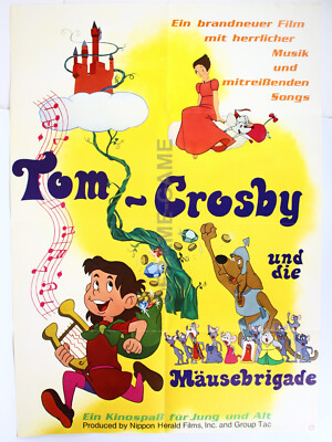 Original Filmposter Filmplakat A1 Tom Grosby und die Mäusebrigade