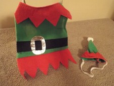 Pet Elf Costume Size S
