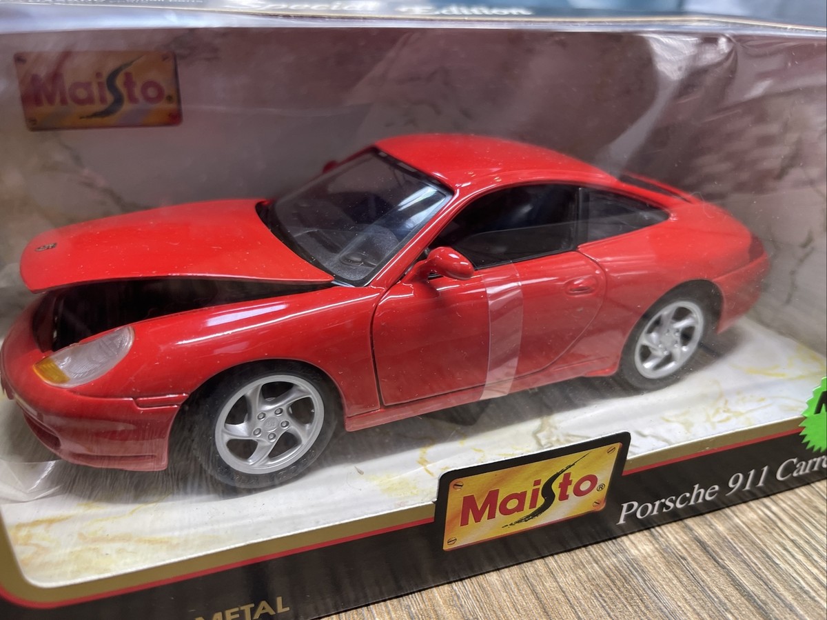 マイストMaisto 1:24 1997 Porsche 911 Carrera DIE-CAST CARS Toy cars 1/24 Porsche 911 Carrera(1997) NEW w