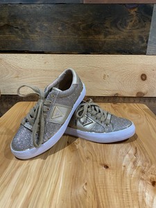 guess gold glitter sneakers