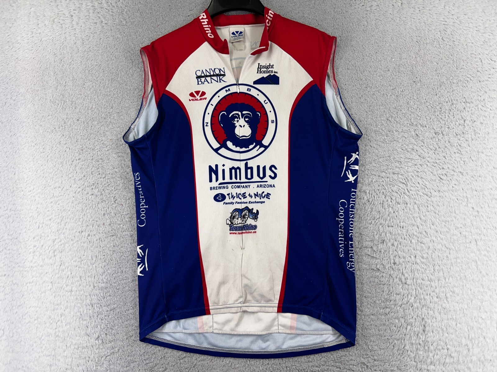 Voler Cycling Jersey Men Extra Large Red White Blue Nimbus B