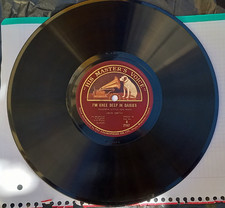 Antico grammofono Columbia 78 Jack Smith - "Sono in ginocchio nelle margherite"