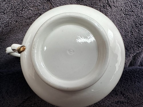 One Antique Cobalt Blue Regency Spode Etruscan Porcelain 2721 Cup & Saucer - Picture 8 of 14