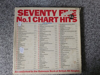 Various   Seventy Five No.1 Chart Hits (IMP97) 1984 (4 x LP)