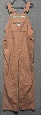Liberty Bib Overalls Mens 42x32 Brown NWT Adjustable Pockets Carpenter Utility
