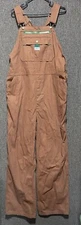 Liberty Bib Overalls Mens 42x32 Brown NWT Adjustable Pockets Carpenter Utility