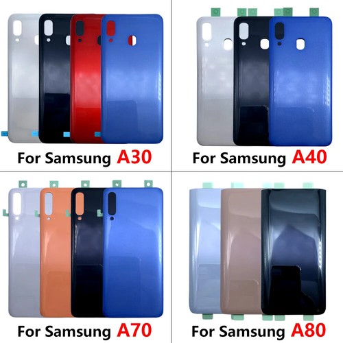 Back Battery Cover Rear Glass Door Housing Case For Samsung A70 A30 A40 A51 A71 - Zdjęcie 2 z 40