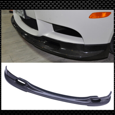 Carbon Fiber For BMW E90 E92 E93 M3 2008-2013 3D Style Front Bumper Lip Spoiler
