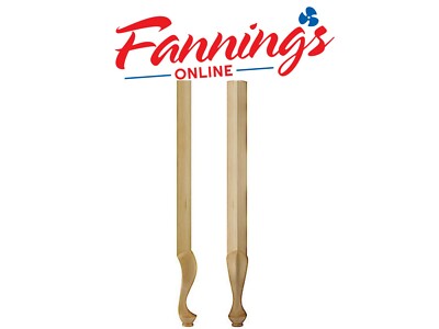 Opened Designs of Distinction Queen Anne High Boy Column Island Leg, 01170310HM1