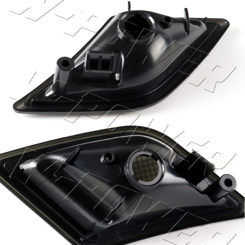 Pair Of Smoked Lens Side Marker Lights For 2008-2011 Mercedes Benz W204 C-Class (C300, C350, C63)
