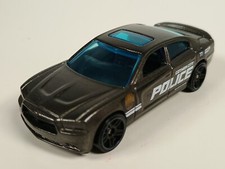 '11 Dodge Charger R/T Hot Wheels 2025 Batman Series Gray PR5 Rims 1:64 Loose