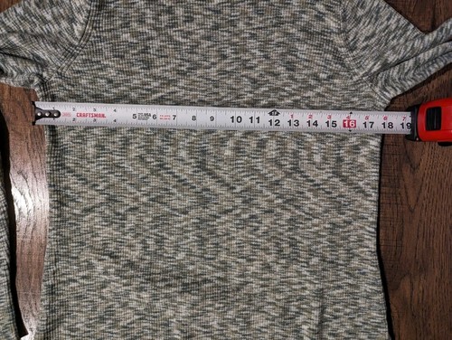 Market & Spruce Women's Heathered Green & Gray Mock Turtleneck Size L NWOT! - Picture 10 of 17