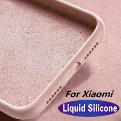 For Xiaomi 13T Redmi Note 11 12 9 Pro 8 7 Liquid Silicone Soft Phone Case Cover