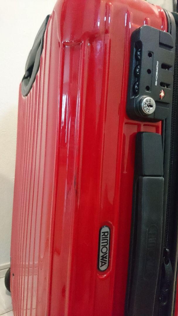 RIMOWA Salsa Porsche Design Suitcase Red 35L 2 Wheel RIMOWA Salsa Porsche Design Suitcase Red 35L 2 Wheel