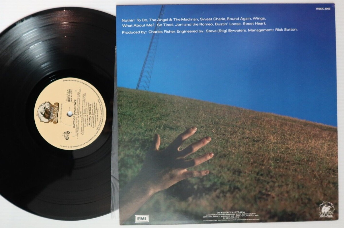 MOVING PICTURES days of innocence | eBay Australia