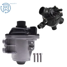 Electric Engine Water Pump w/ Thermostat For BMW N54 N55 135i X1 X3 X4 X5 X6