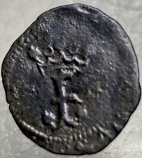1400’s Coin King Ferdinand Queen Isabella Years 1474-1516 Spain Blanca Genuine