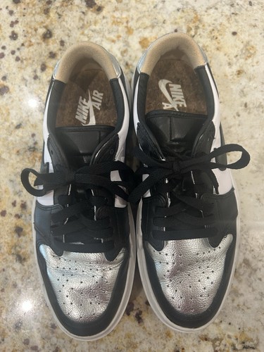 Nike Air Jordan 1 Elevate Low SE Metallic Silver Toe DQ8561-001 Women's Size 8.5 - Picture 2 of 9