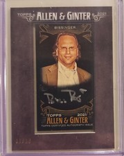 BUZZ BISSINGER 2021 TOPPS Allen Ginter Framed Auto 1/10 FRIDAY NIGHT LIGHTS 