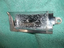 1961 1962 1963 Lincoln Rear Trunk Upper LEFT DRIVER Chromed Potmetal Corner Trim