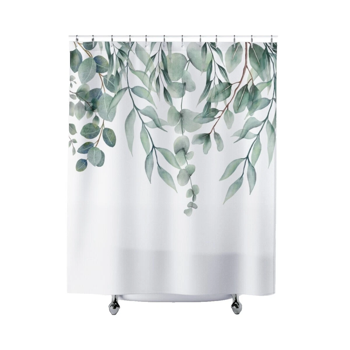 País francés Cortinas de Ducha De Tela Floral