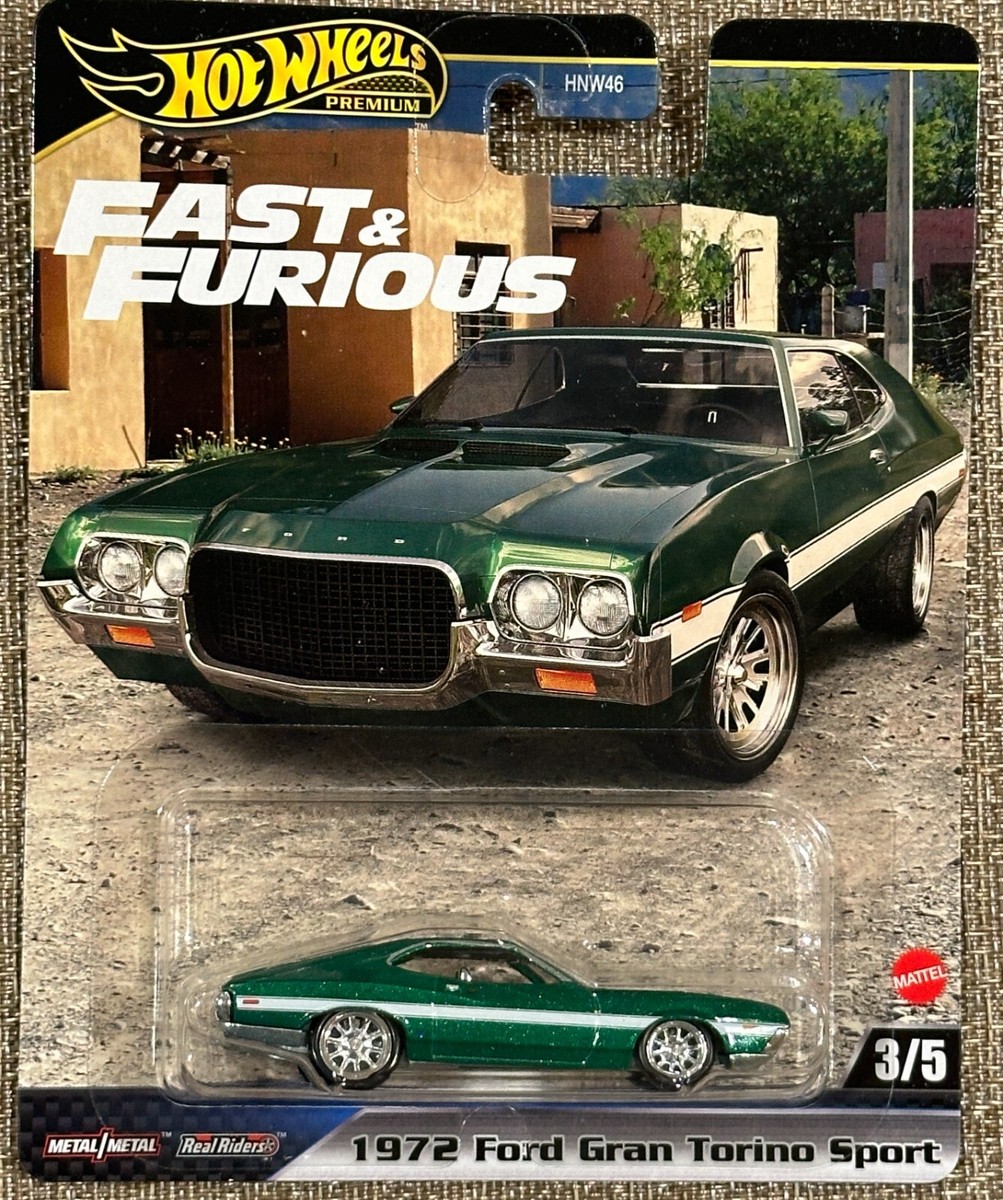 Hot Wheels Premium Fast & Furious '72 FORD GRAN TORINO SPORT,Free