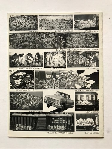 Masterpiece Graffiti Street Art Magazine Issue 1 - 1995 Rare West Coast Burners - Picture 2 of 3