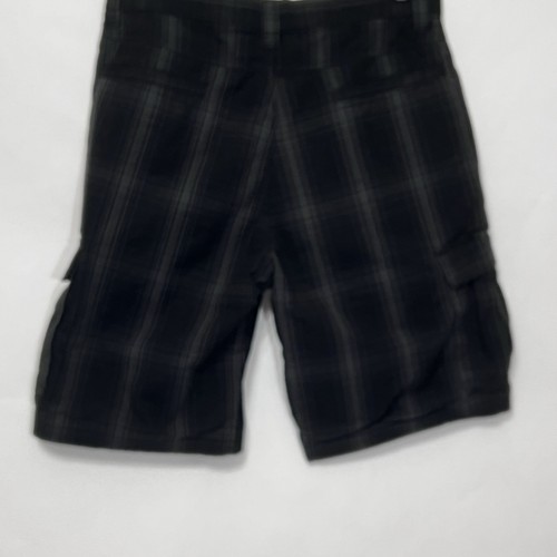 Wrangler Cargo Shorts kariert schwarz grau Arbeitskleidung Freizeit Outdoor Herren Größe 32x10 - Bild 8 von 10