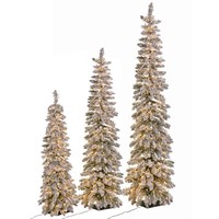 artplants KüNstlicher Weihnachtsbaum Leknes, Beschneit, Leds, 180Cm, Ø45Cm