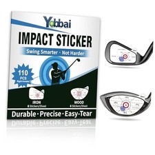 Golf Impact Tape - High-Resolution Righties- 110pcs Wood 6x5 Iron 8x10 
