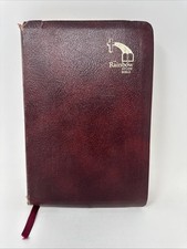 VTG The Rainbow Study Bible Holy Bible King James Version Color Coded 1986