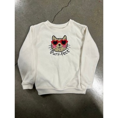 Garanimals Sweatshirt - Girls 5T - Cat - Purr-fect