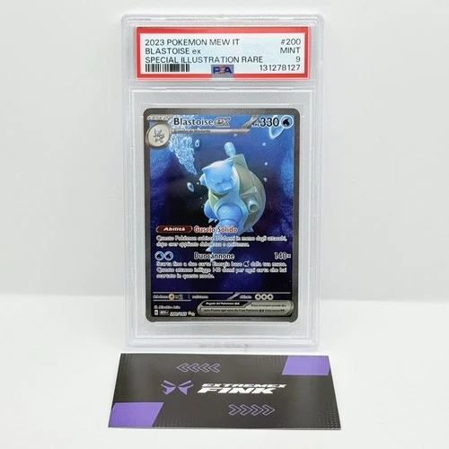 POKEMON CARD BLASTOISE EX 200/165 2023 - MEW 151 - ITA - PSA 9 -