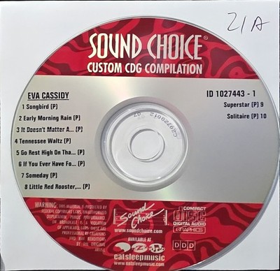 21A                 CUSTOM  SOUND CHOICE   KARAOKE CDG LOT LONG DRIVE